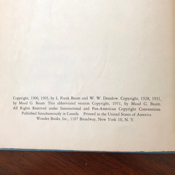 THE WIZARD OF OZ 1951 Vintage Wonder Book - Picture 3 of 8